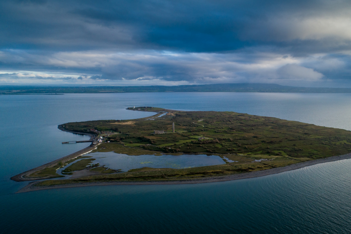 Aerial View of Scattery Island